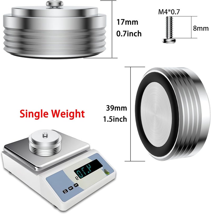 VIBORG Audiocrast IF3917S HiFi Speaker Isolation Feet Pads 4PCs Aluminum 39x17mm Silver Speaker Shock Absorber Vibration Dampener Floor Protector for Audio Speaker Subwoofer CD DVD Amplifier Turntable DAC - Image 2